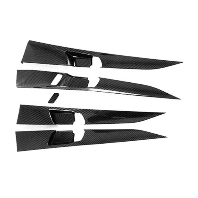 for K5 2020 2021 2022 Carbon Fiber Car Inner Door Handle Bowl Cover Trim Decor Frame Sticker Accesso