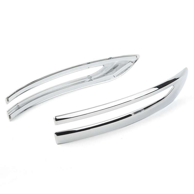 for Kicks 2021 ABS Chrome Rearview Mirror Cover Strip Rear View Mirror Cover Trim