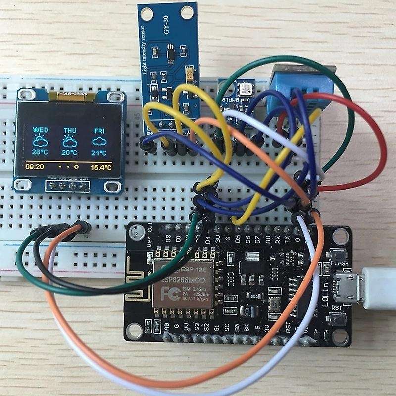 for Kit Sensor Module with 0.96 Inch OLED LCD Display, Relay, Servo Motor, for Startup Projects