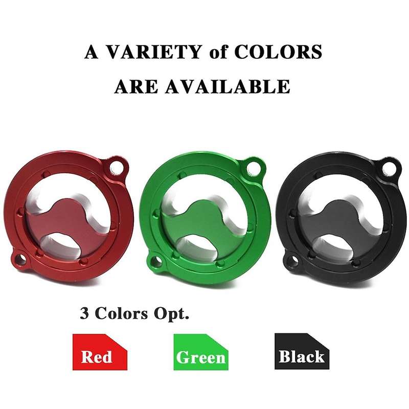 for KLR650 KLR 650 1987-2022 Motorcycle Oil Filter Cover Cap CNC Aluminum Motorcycle Accessories Red