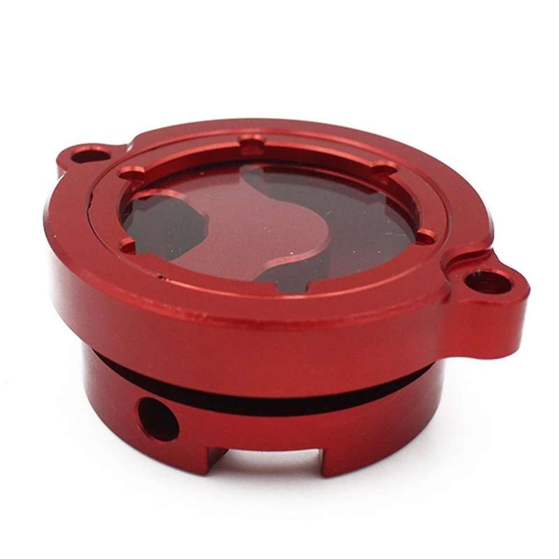 for KLR650 KLR 650 1987-2022 Motorcycle Oil Filter Cover Cap CNC Aluminum Motorcycle Accessories Red