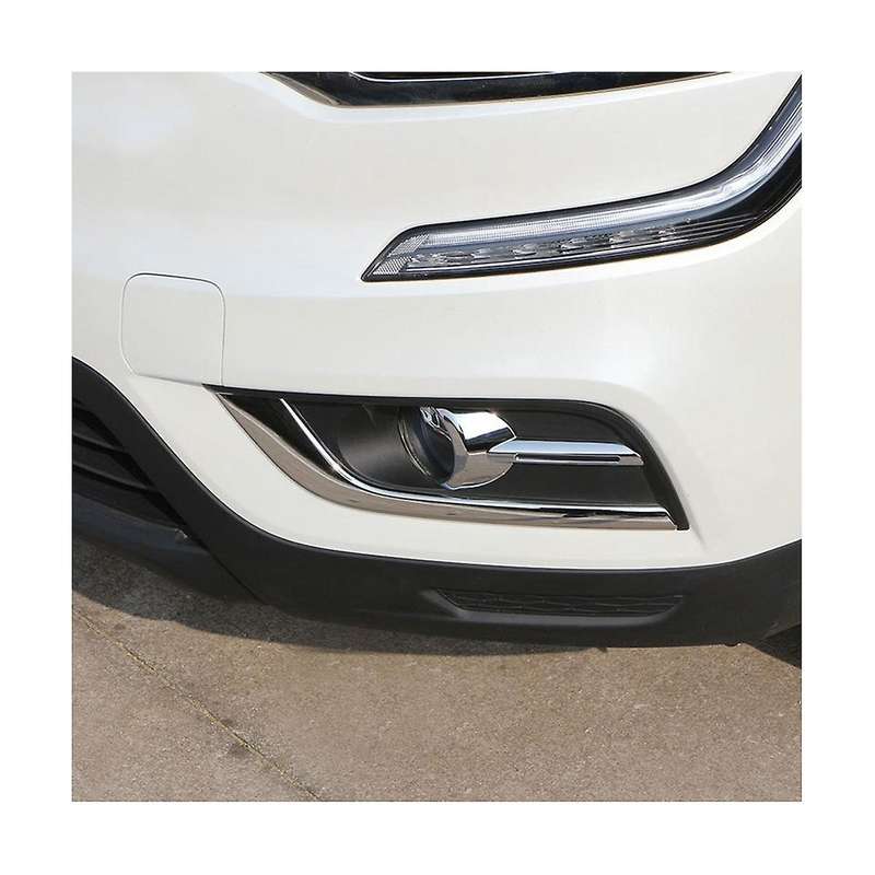 for Koleos 2017-2020 Car Front Fog Light Lamp Cover Frame Trim Bezel Decoration Accessories