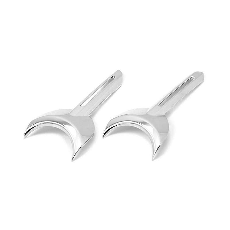 for Koleos 2017-2020 Car Front Fog Light Lamp Cover Frame Trim Bezel Decoration Accessories