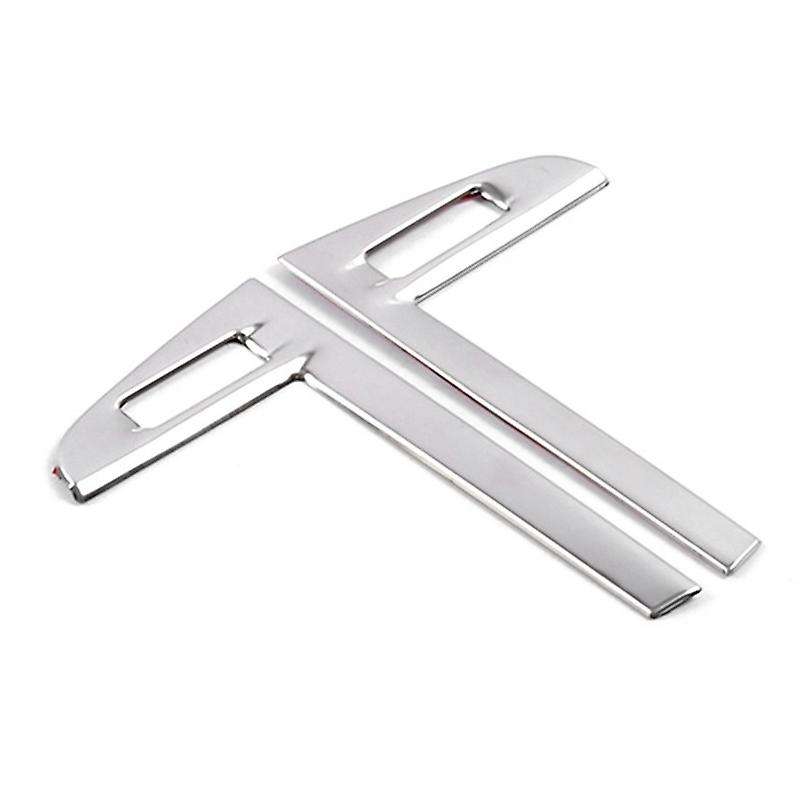 for Koleos 17-20 Center Console Air Conditioning AC Outlet Vent Frame Cover Trim Stainless Steel for