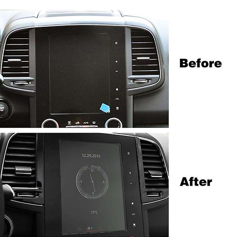 for Koleos 17-20 Center Console Air Conditioning AC Outlet Vent Frame Cover Trim Stainless Steel for