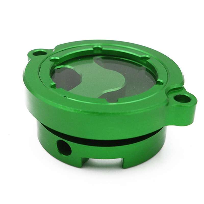 for KLR650 KLR 650 1987-2022 Motorcycle Oil Filter Cover Cap CNC Aluminum Motorcycle Accessories Gre