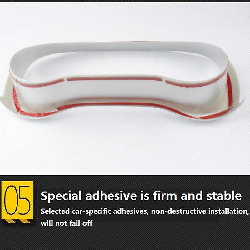 for KX5 2016-2020 Car Dashboard Instrument Panel Navigation Screen Frame Cover Trim Sticker Accessor