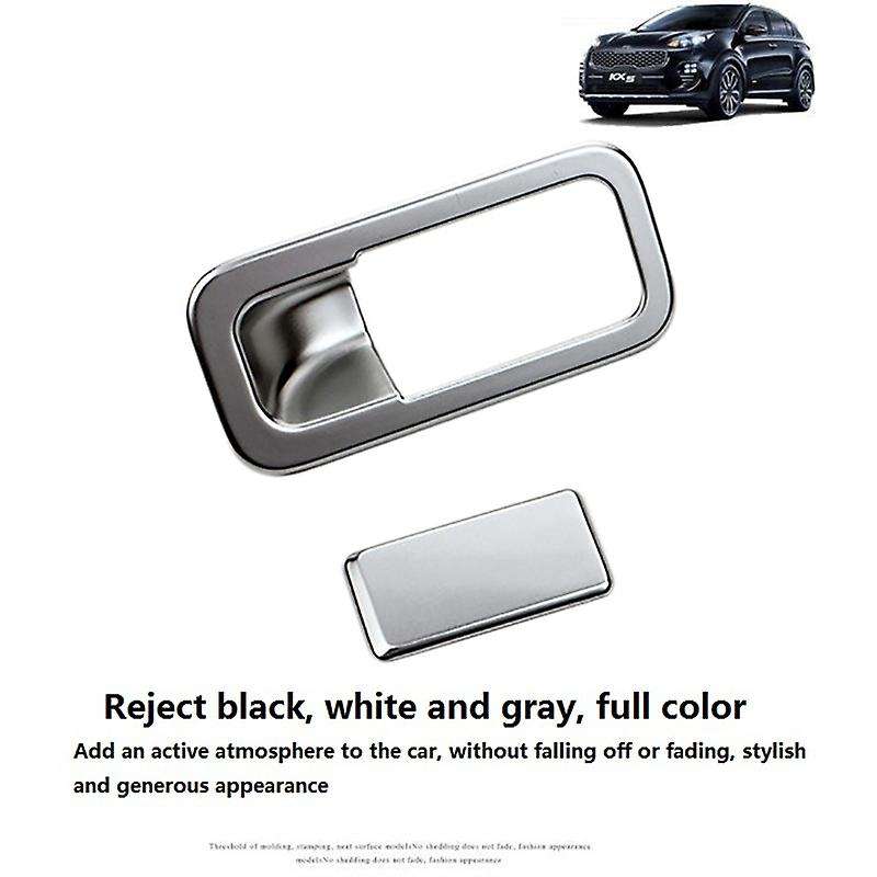 for KX5 2016-2020 Car Chrome Interior Glove Box Cover Door Handle Catch Trim Center Console Accessor