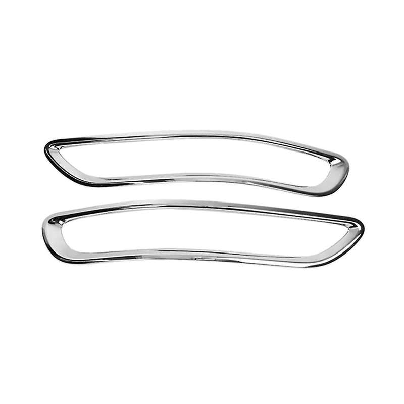 for Kx5 Ql 2015 2016 2017 2018 Car Chrome Rear Reflector Fog Light Lamp Cover Trim Bezel