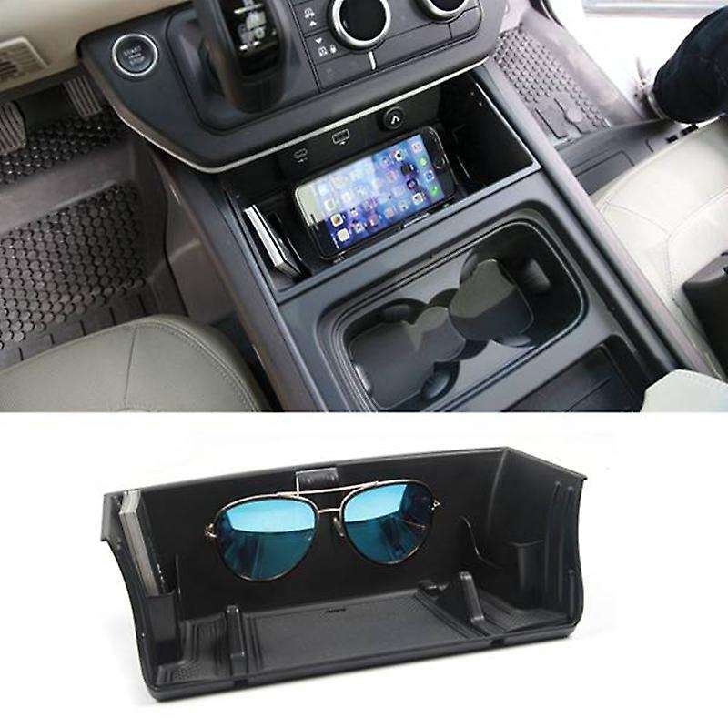 for Land 2020 2021 Center Console Organizer & Door Storage Box, with Glasses Shelf/Phone Stand/Cards