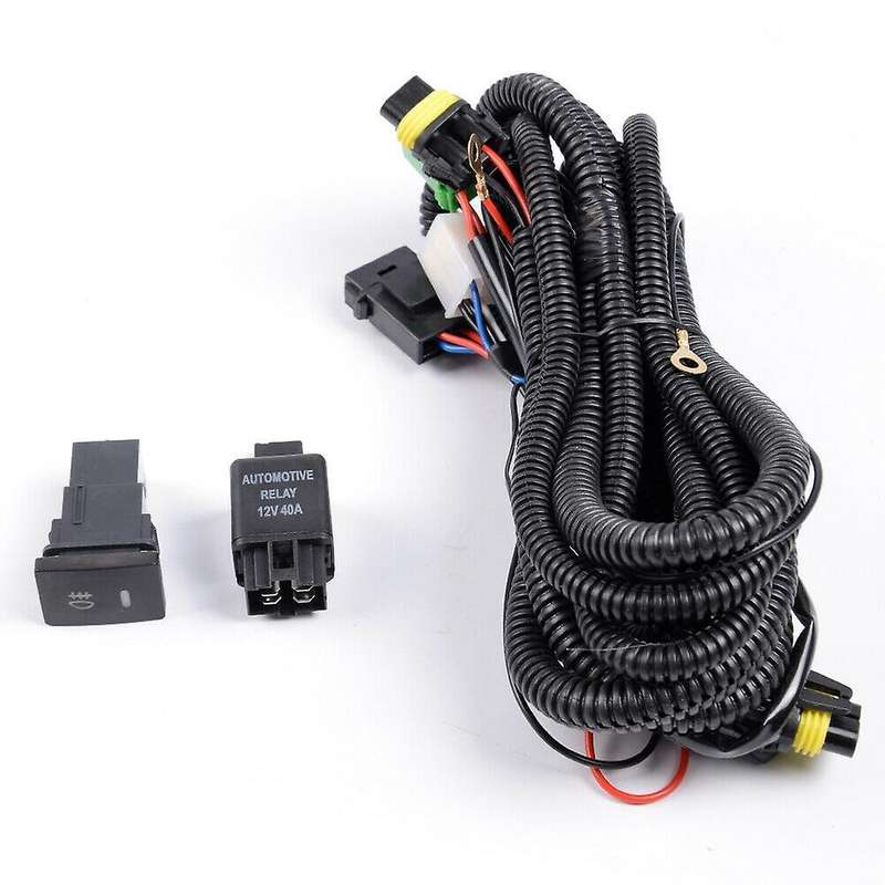for L/LE/XLE 2012 2013 2014 Bumper Driving Fog Light+Bezel+Switch
