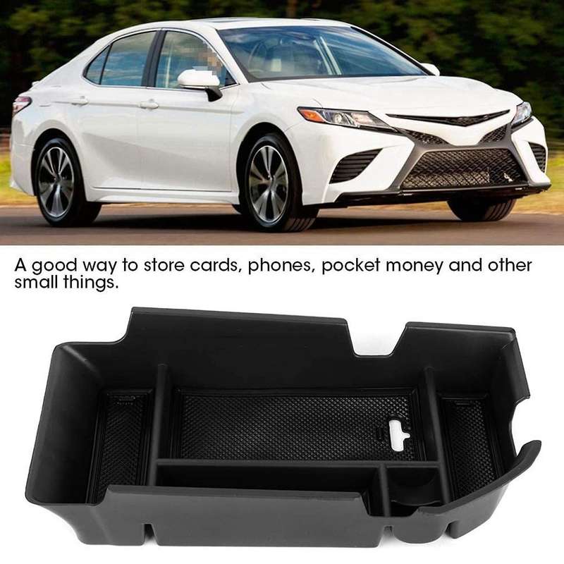 for L LE SE Hybrid Le 2018 Car Center Console Storage Box Tray Divider Organizer Box Container Holde