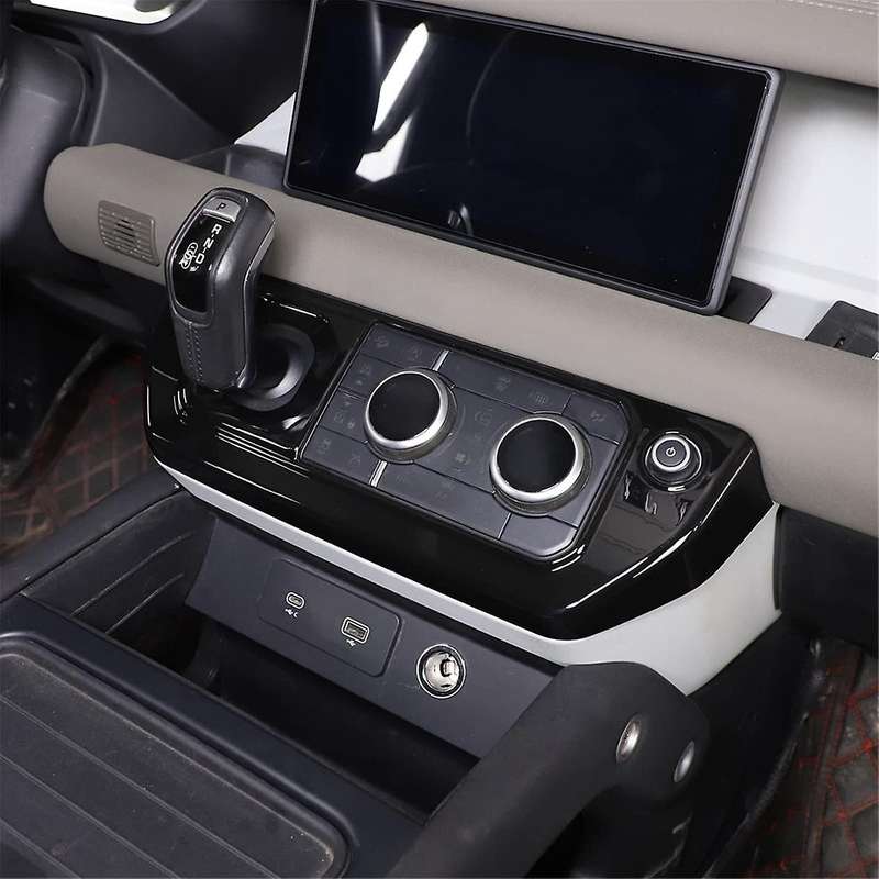 for Land 90 110 2020-2023 Lhd Center Console Gear Shift Panel Frame Cover Trim Accessories,glossy B