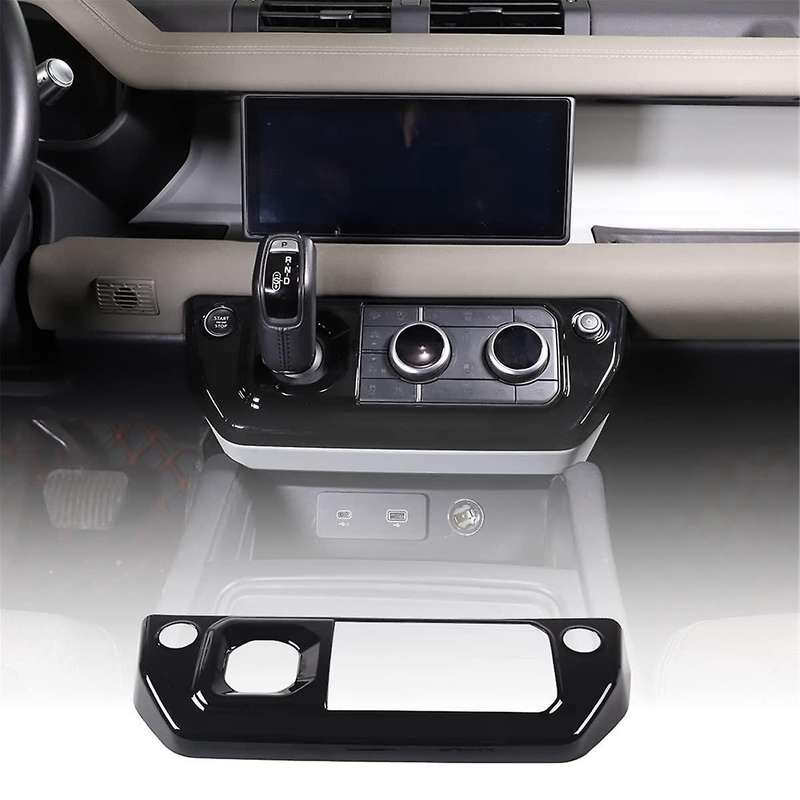 for Land 90 110 2020-2023 Lhd Center Console Gear Shift Panel Frame Cover Trim Accessories,glossy B