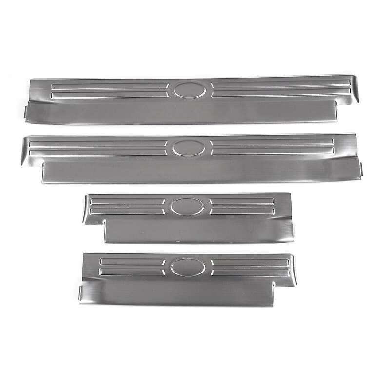 for Land 4 2010-2016 Car Interior Door Sill Trim Strip Stainless Steel Protector Covers
