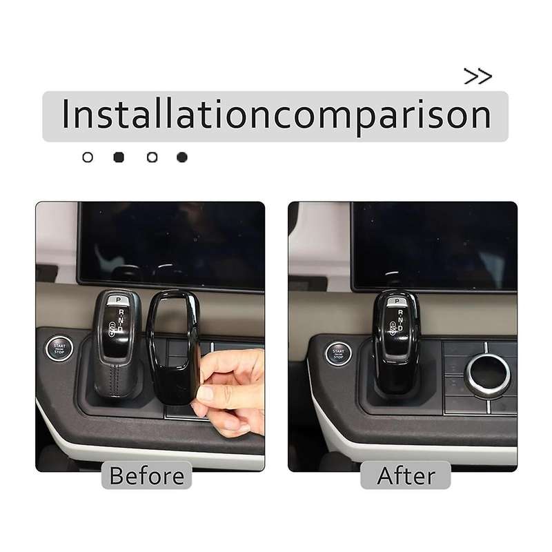 for Land 90 110 130 2020-2023 Car Gear Shift Head Cover Trim Stickers Accessories