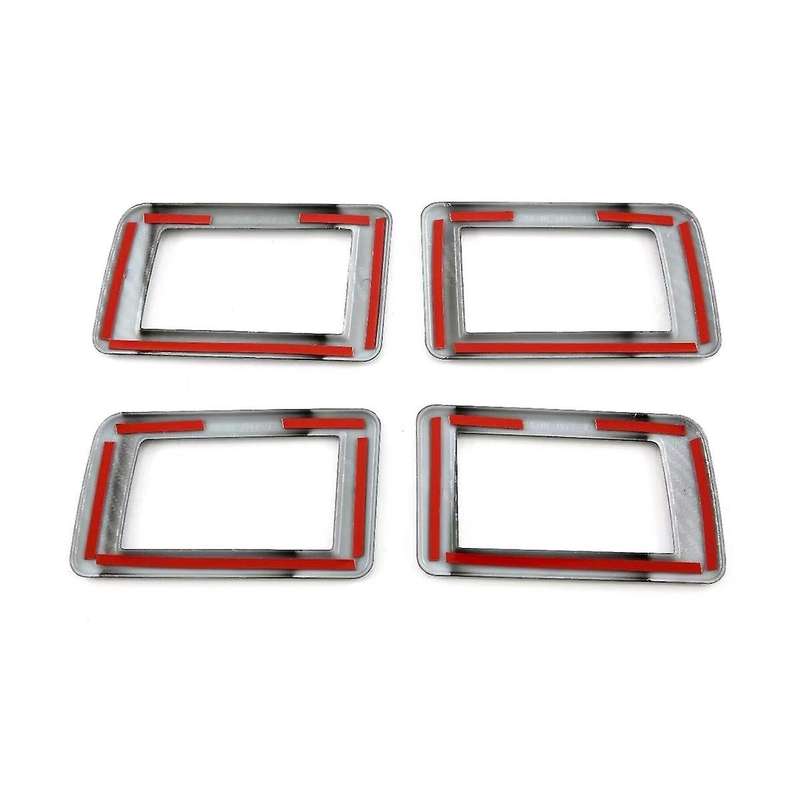 for Land Cruiser Lc300 2022 2023 Rear Row Upper Outlet Cover Trim Decoration - Abs Carbon Fiber