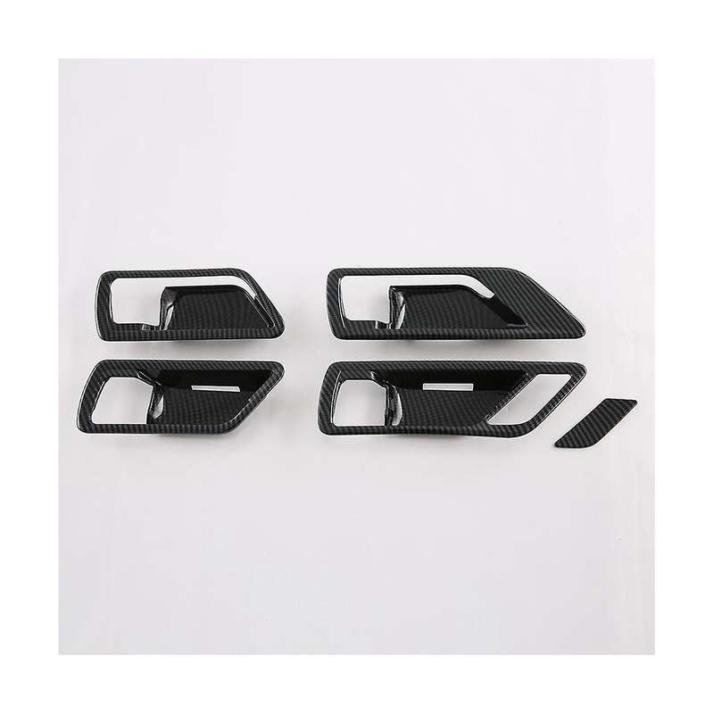 for Land Cruiser Lc300 2022 2023 Interior Door Handle Bowl Cover Carbon Fiber Style Trim Sticker Ac