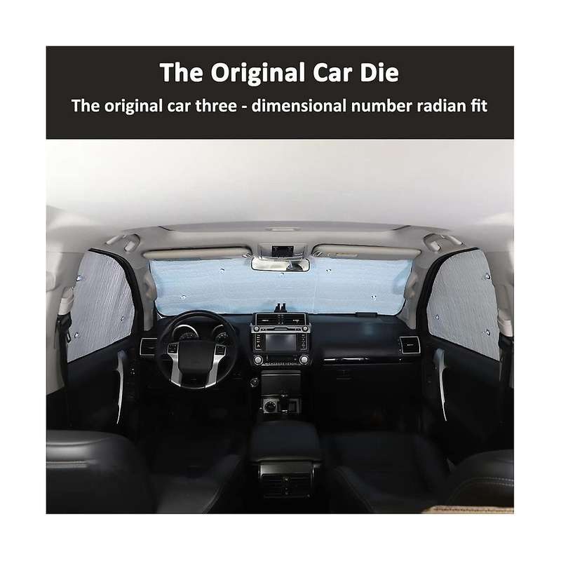 for Land Cruiser Prado Car Window Windshield Sunshade Front Uv Protect Reflector Sun Visor Accessori