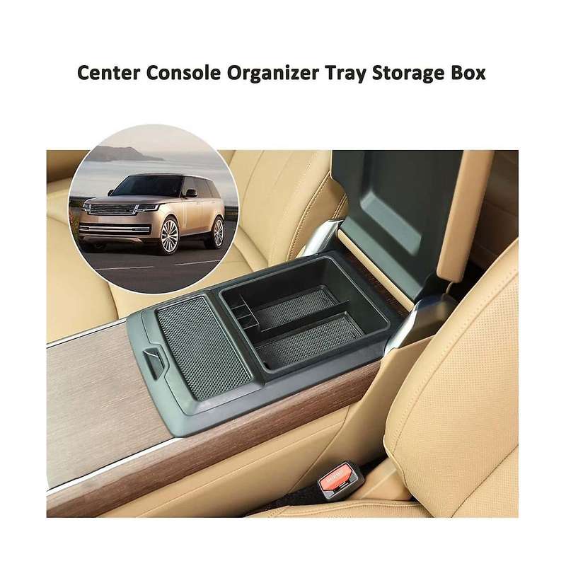for Land Range Sport/ 2023 Center Console Armrest Storage Box Organizer Tray - No Refrigerator Vers