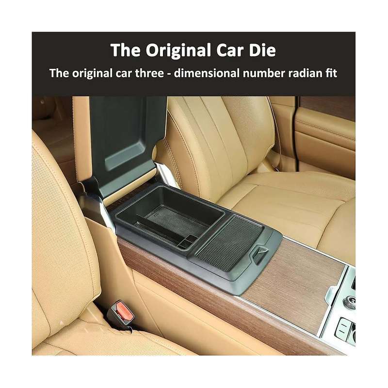 for Land Range Sport/ 2023 Center Console Armrest Storage Box Organizer Tray - No Refrigerator Vers