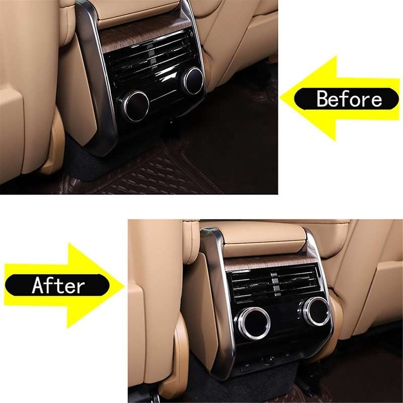 for Land Sport L460 2023 Car Rear Air Conditioning Volume Knob Switch Button Cover Trim Ring