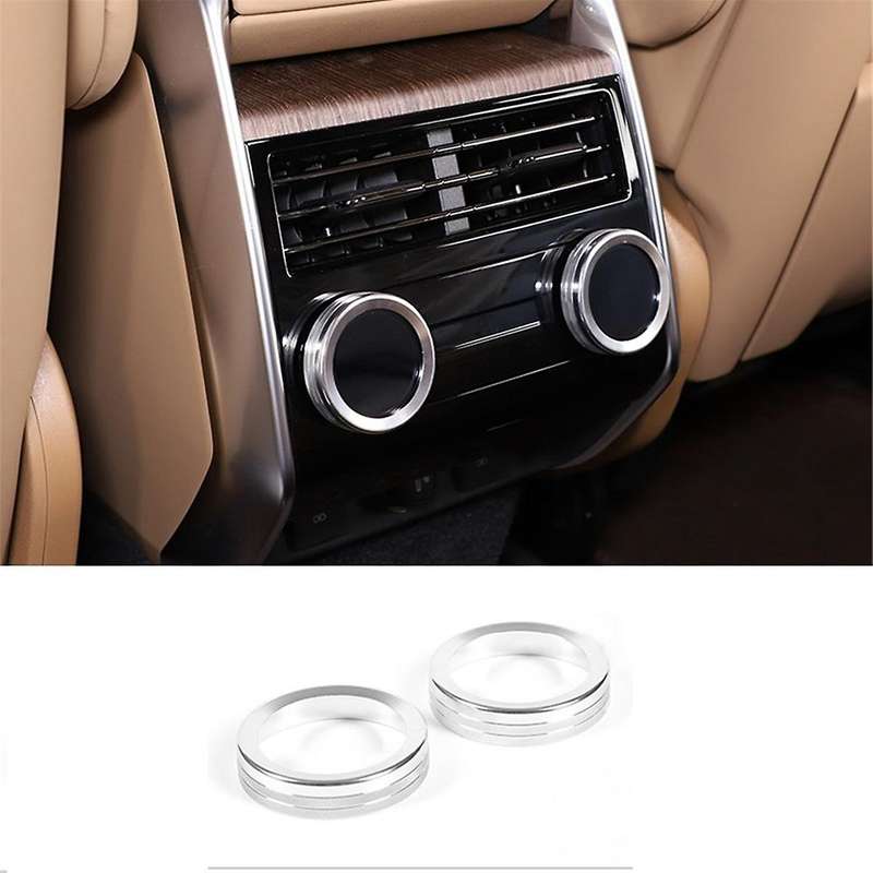 for Land Sport L460 2023 Car Rear Air Conditioning Volume Knob Switch Button Cover Trim Ring