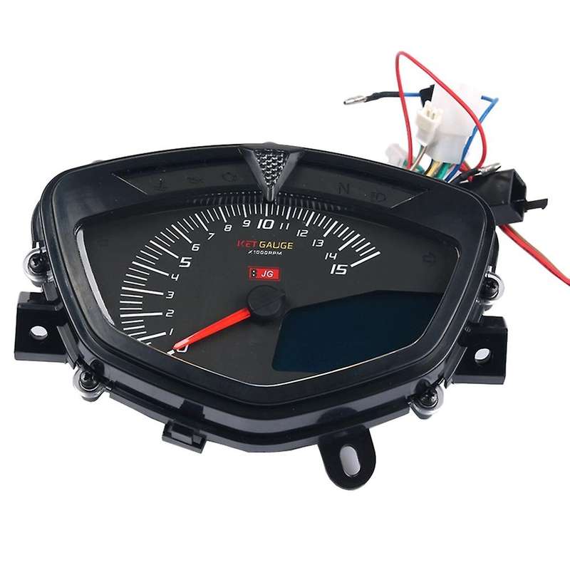 for LC135 V1 Temperature Motorcycle Tachometer Digital Odometer Speedometer Meter Gauge Moto Tacho I