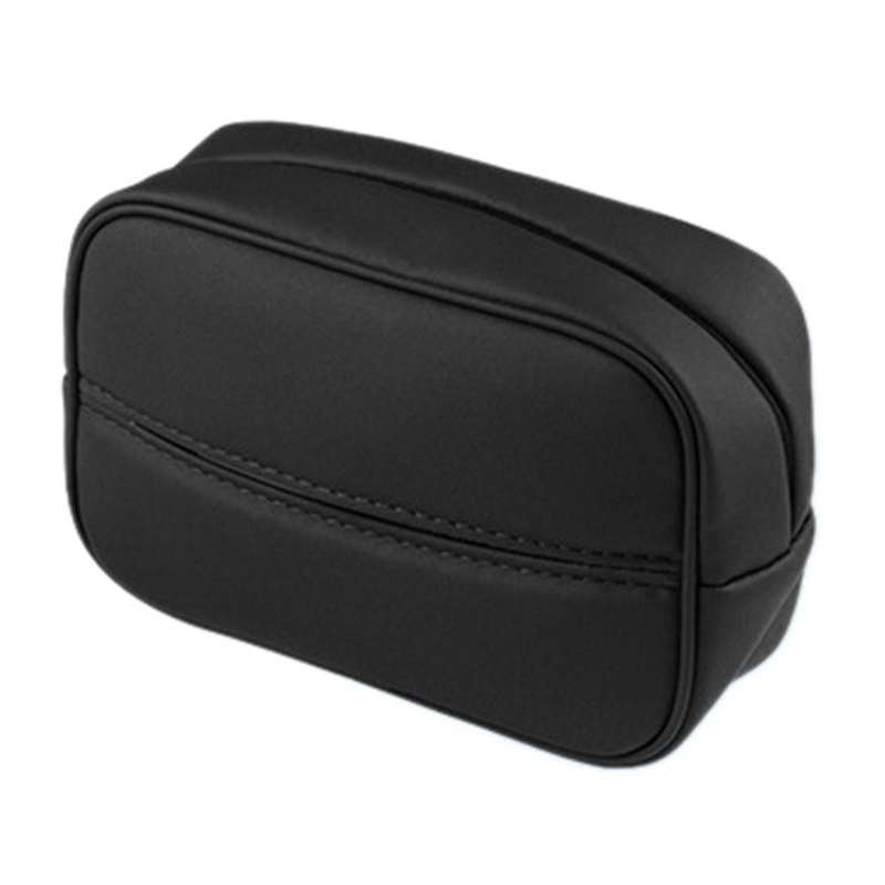 for LEADING IDEAL Lixiang L7 L8 L9 2022 2023 Car Tissue Bag Headrest Hanging Paper Drawer, Black