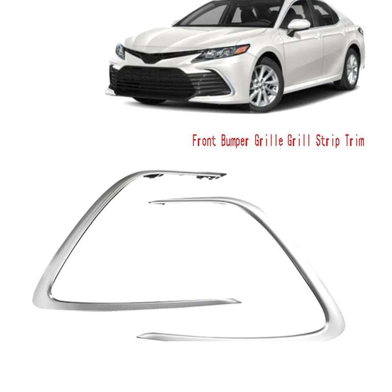 for LE XLE 2021-2023 Front Bumper Grille Grill Strip Trim