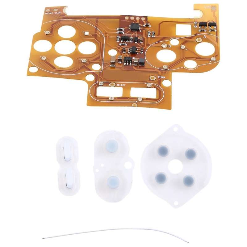 for LED Button Light Kit for GameBoy Color LED Light Ribbon Board DIY Button Light Color Modify Kits
