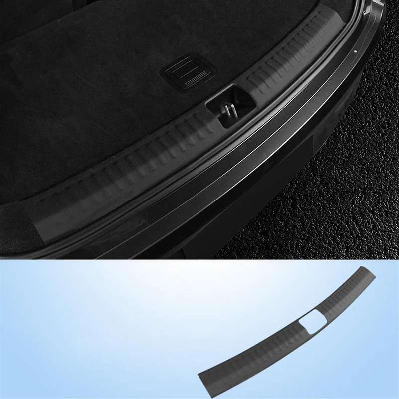 for Leading LiXiang L8 L9 2022 2023 Trunk Sills Trunk Door Sill Sticker Tail Box Protector Black
