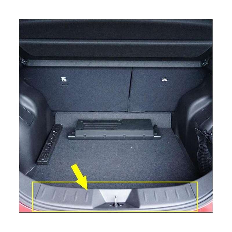 for Leaf Ze1 2017 2018 2019 Car Rear Bumper Inner Sill Plate Protector Cover Trim Sticker Accessori