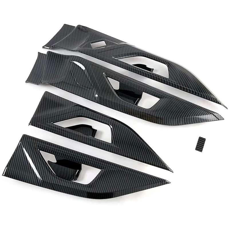 for Legacy 2020 2021 Car Side Door Handles Bowl Cover Trim Decor Frame Sticker Accessories Carbon Fi