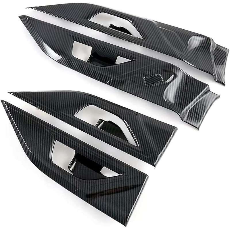 for Legacy 2020 2021 Car Side Door Handles Bowl Cover Trim Decor Frame Sticker Accessories Carbon Fi