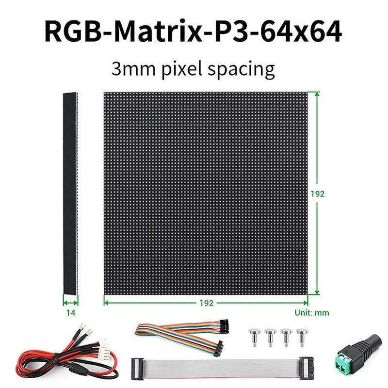 for LED Dot Display RGB Color LED Application Screen Brightness Adjustable HUB75 Interface Module