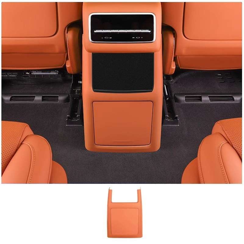 for Li Lixiang L8 2022-2024 Car Rear Refrigerator Anti-Kick Cover Anti-Scratch Refrigerator Panel St