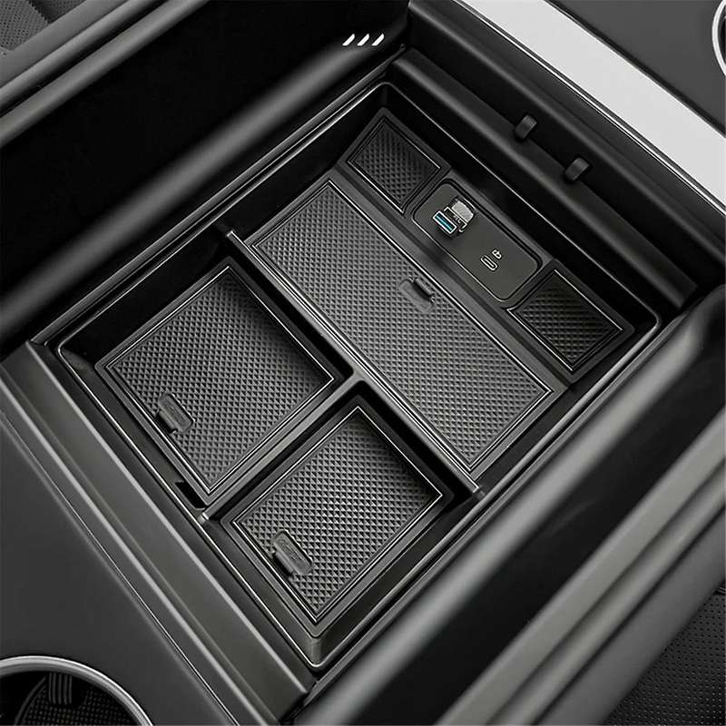 for Li Lixiang L8 L9 2022 2023 Car Armrest Storage Box Center Console Organizer Container Coin Tray