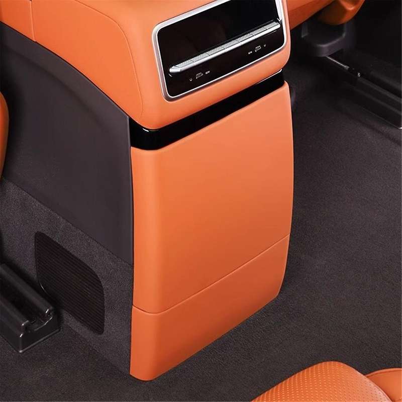 for Li Lixiang L9 2022-2024 Car Rear Refrigerator Anti-Kick Cover Anti-Scratch Refrigerator Panel St