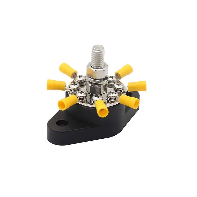 for Line Modification Accessories,blcak Bus Bar 180a High-current Terminal Post without Cover Studs