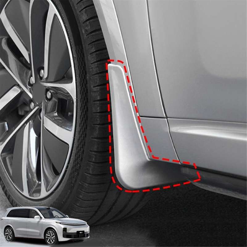 for Lixiang Ideal L9 Car Kit Mud Guard Splash Guard,Silver