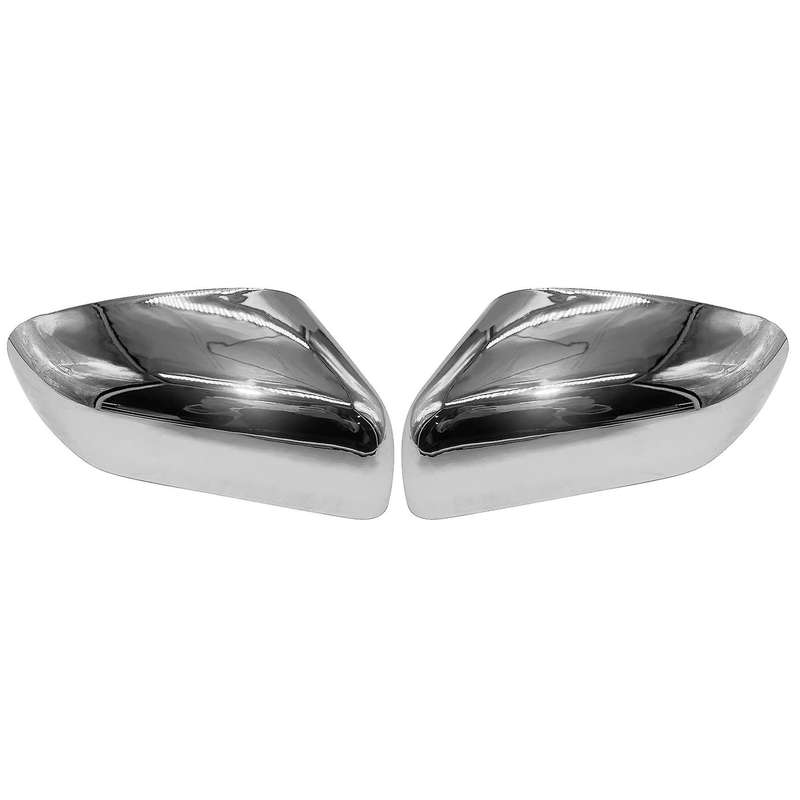 for LR2 LR4 Chrome Replacement Mirror Covers Car Side Door Rear View Mirror Cover Cap Shell