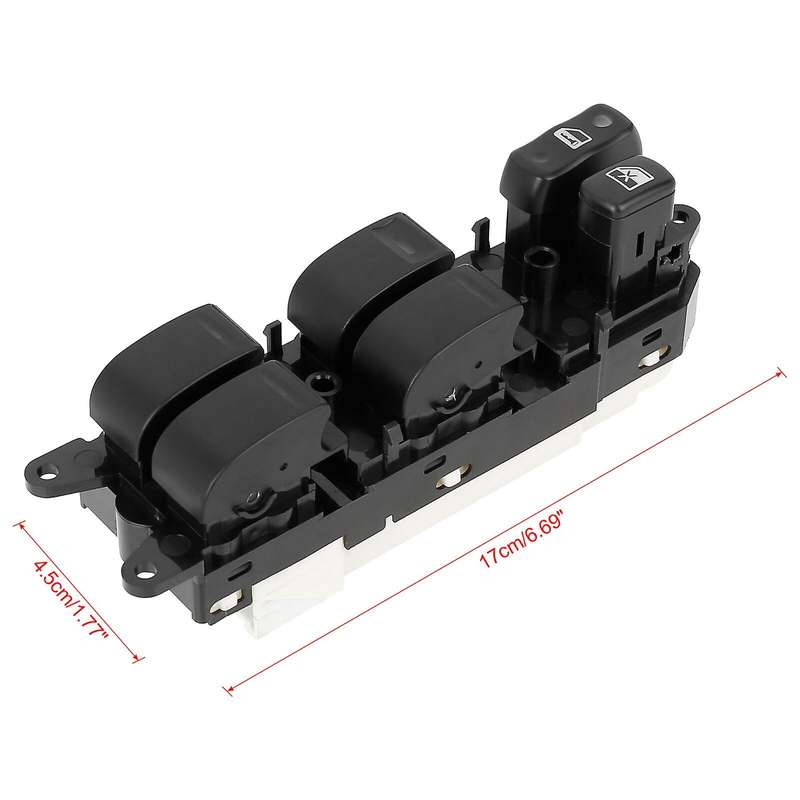 for LX470 Land Cruiser 1998-2002 Power Master Window Lift Control Switch Front Left LH Driver Side
