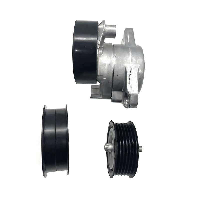 for M272 M273 Engine Drive Belt Tensioner Assembly & 2 Idler Wheels A2722000270 A2722021019 A272202