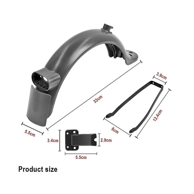 for M365 1S MI3 Electric Scooter Rear Set Bracket Taillight Accessories,White