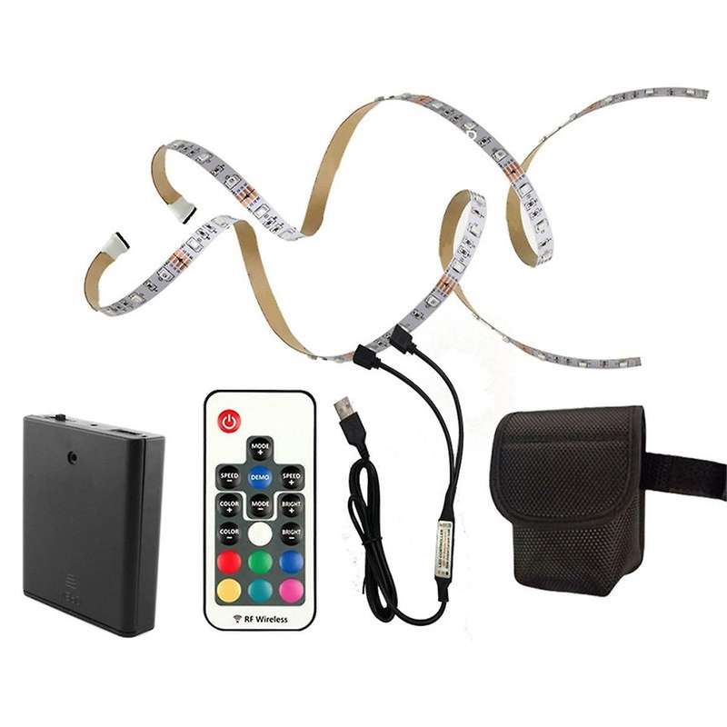 for M365 Electric Scooter Scooter Light Bar Colorful LED Light Bar Chassis Decorative Light