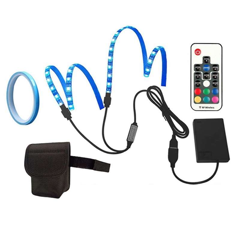for M365 Electric Scooter Scooter Light Bar Colorful LED Light Bar Chassis Decorative Light