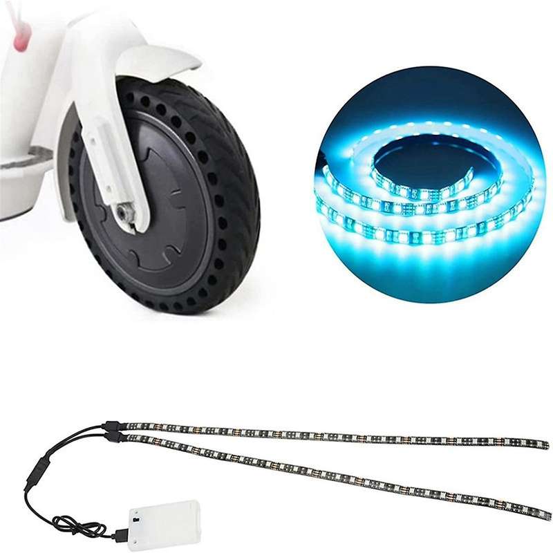 for M365 Electric Scooter Scooter Light Bar Colorful LED Light Bar Chassis Decorative Light
