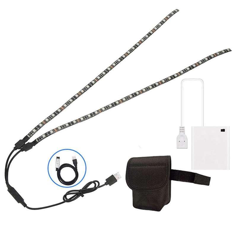 for M365 Electric Scooter Scooter Light Bar Colorful LED Light Bar Chassis Decorative Light