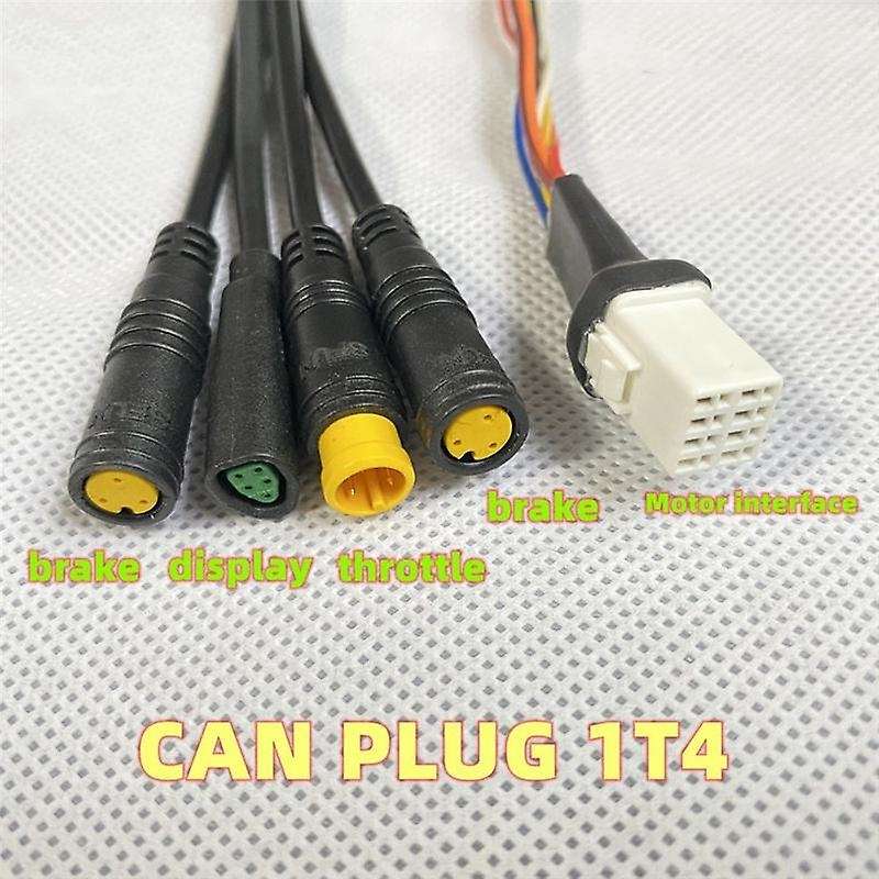 for M400 G330 G510 M620 Torque Motor 1t4 Assembly Cable Brake Display Throttle Connector(can)